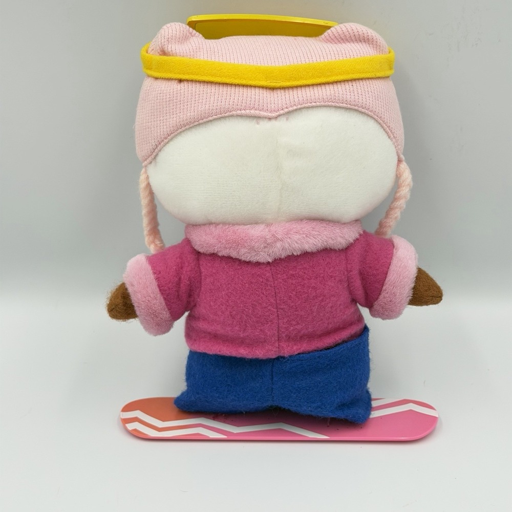 SANRIO Smiles Hello Kitty PLUSH SNOWBOARD VINTAGE 2000 Y2K 11" Doll - Picture 4 of 8